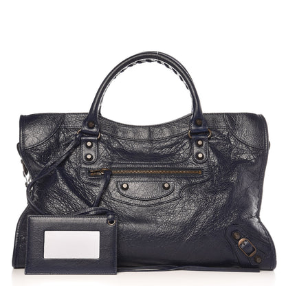 Balenciaga Agneau Classic Hardware City Bleu Nuit Dark Sea 1 of 7
