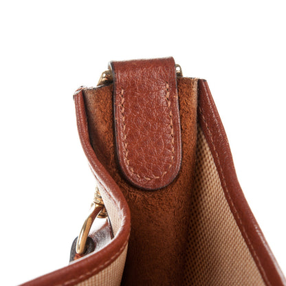 Hermes Toile Ardennes Evelyne GM Ecru Noisette 8 of 8