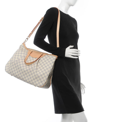 Louis Vuitton Damier Azur Siracusa GM 3 of 8