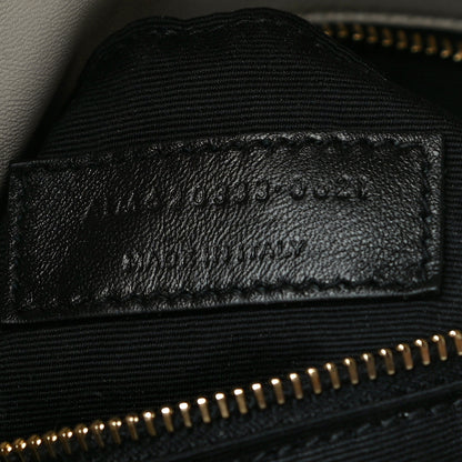 Saint Laurent Lambskin Quilted Toy Loulou Puffer Monogram Chain Satchel Crema Soft 6 of 14