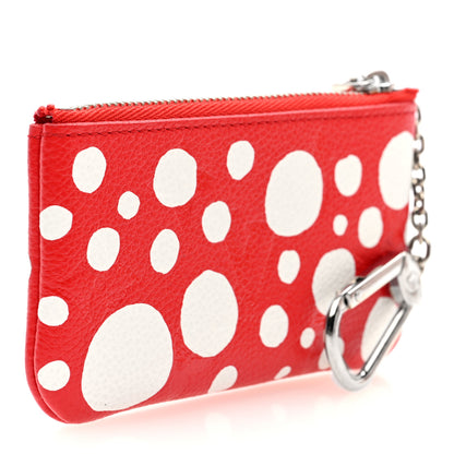 Louis Vuitton LV X YK Empreinte Infinity Dots Key Pouch Red White 3 of 7