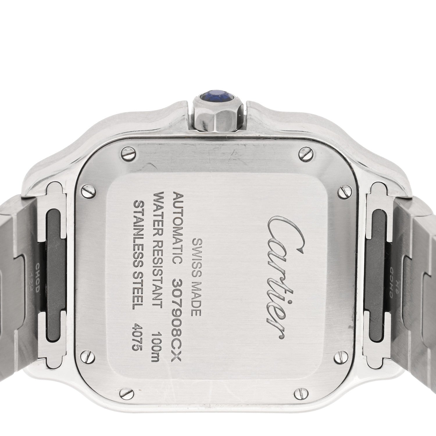 Cartier Stainless Steel 18K Yellow Gold 35mm Santos de Cartier Automatic Watch 4 of 5