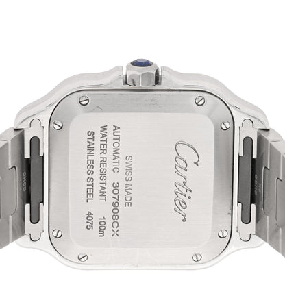 Cartier Stainless Steel 18K Yellow Gold 35mm Santos de Cartier Automatic Watch 4 of 5