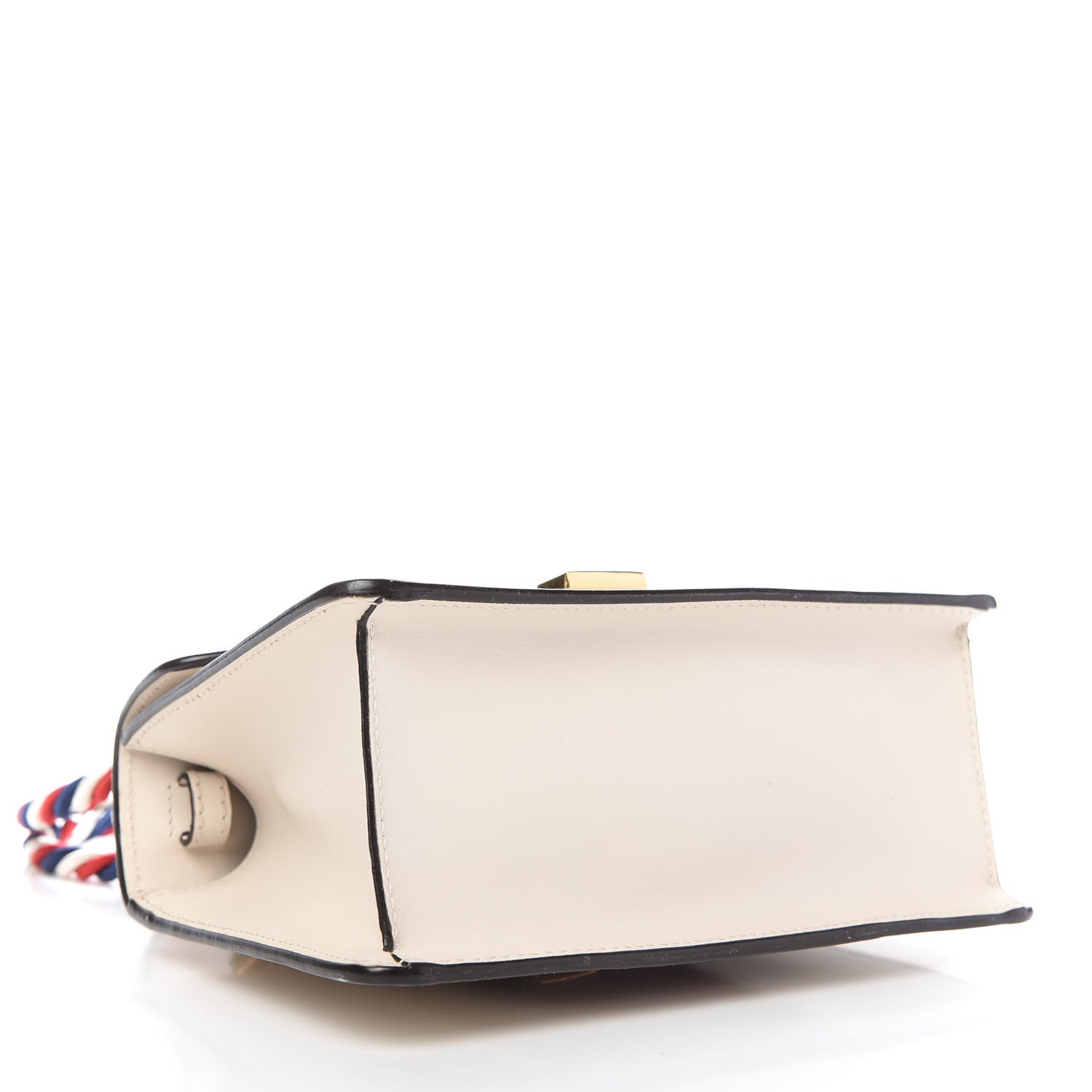 Gucci Calfskin Mini Sylvie Top Handle Bag White 4 of 10