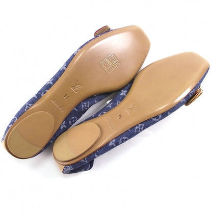 Louis Vuitton Denim Ballet Flats Slippers Blue 36 cd23328 4 of 8