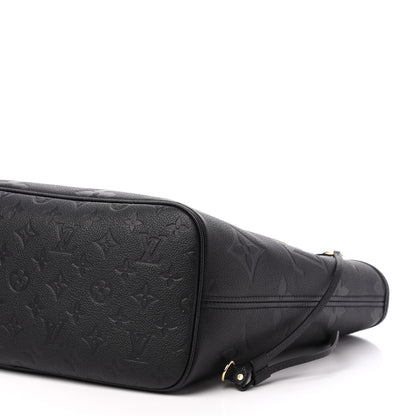 Louis Vuitton Empreinte Monogram Giant Neverfull MM Black 10 of 14