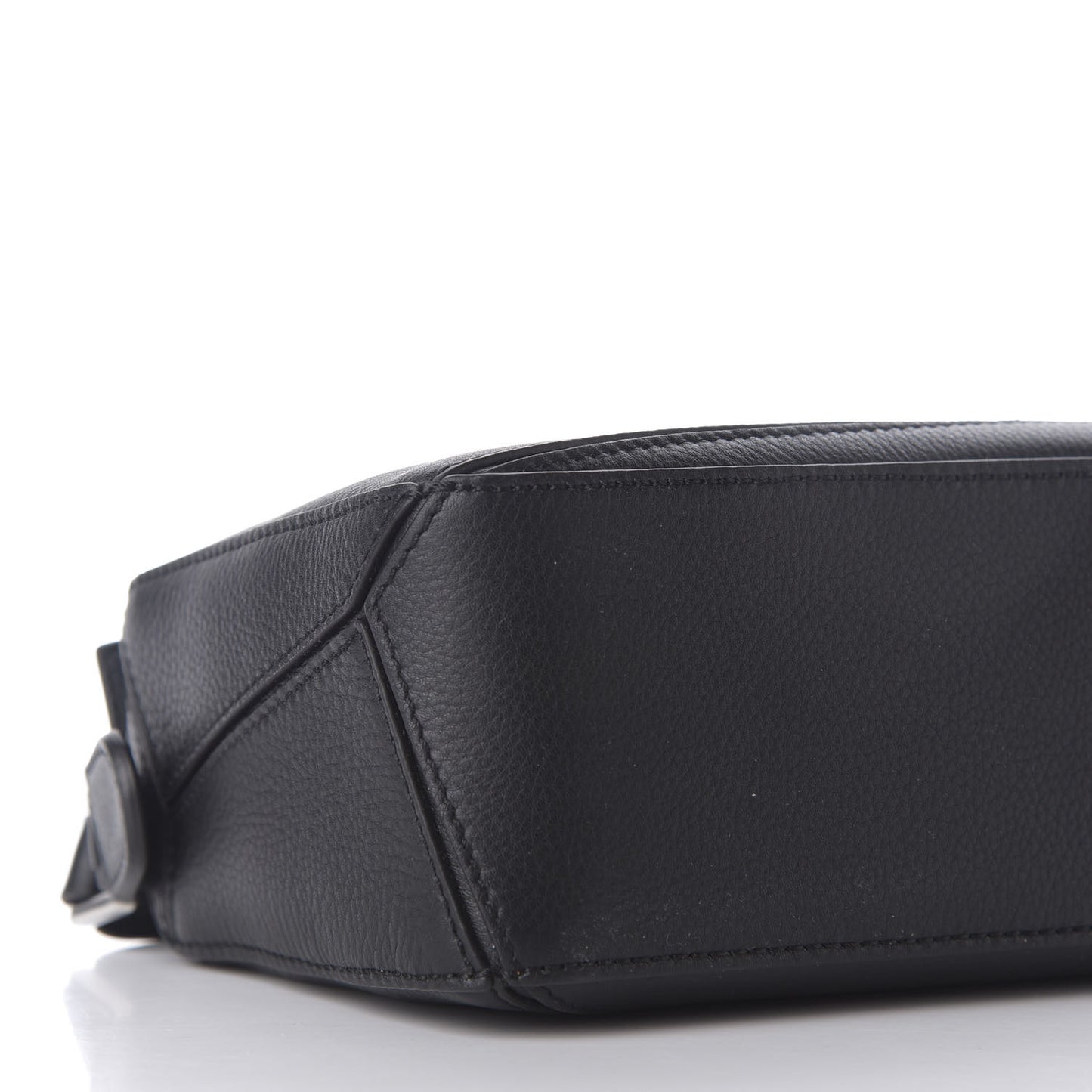 Calfskin Mini Puzzle Bag Black
