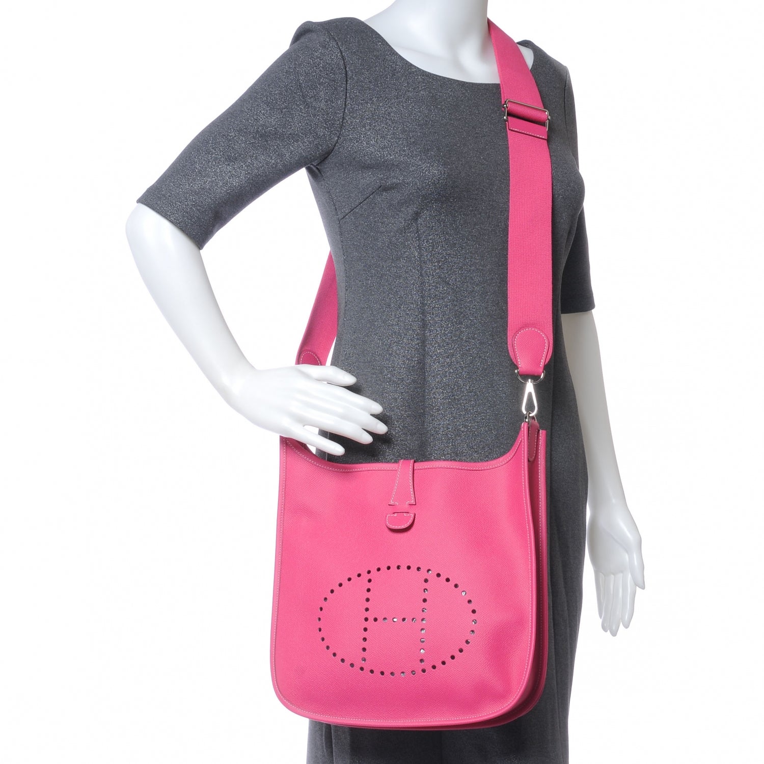 Hermes Epsom Evelyne III PM Rose Tyrien 2 of 7