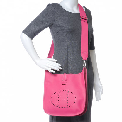 Hermes Epsom Evelyne III PM Rose Tyrien 2 of 7
