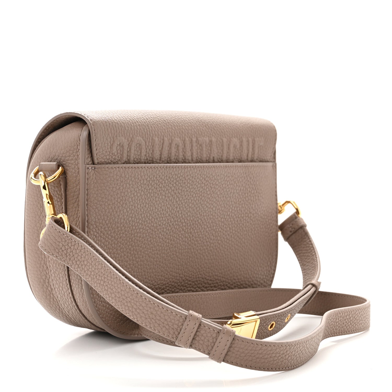 Christian Dior Grained Calfskin Medium Bobby Flap Warm Taupe 3 of 10