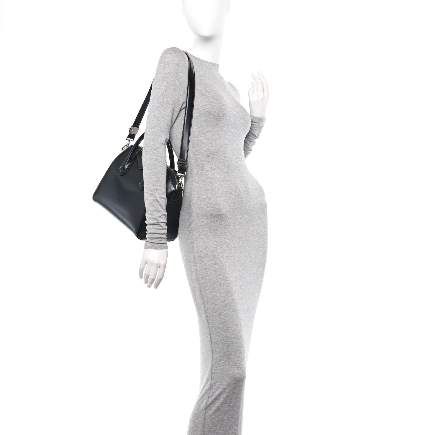 Givenchy Shiny Lord Calfskin Small Antigona Black 2 of 11