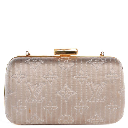 Louis Vuitton Monogram Motard Minaudiere Clutch Pearl 1 of 7