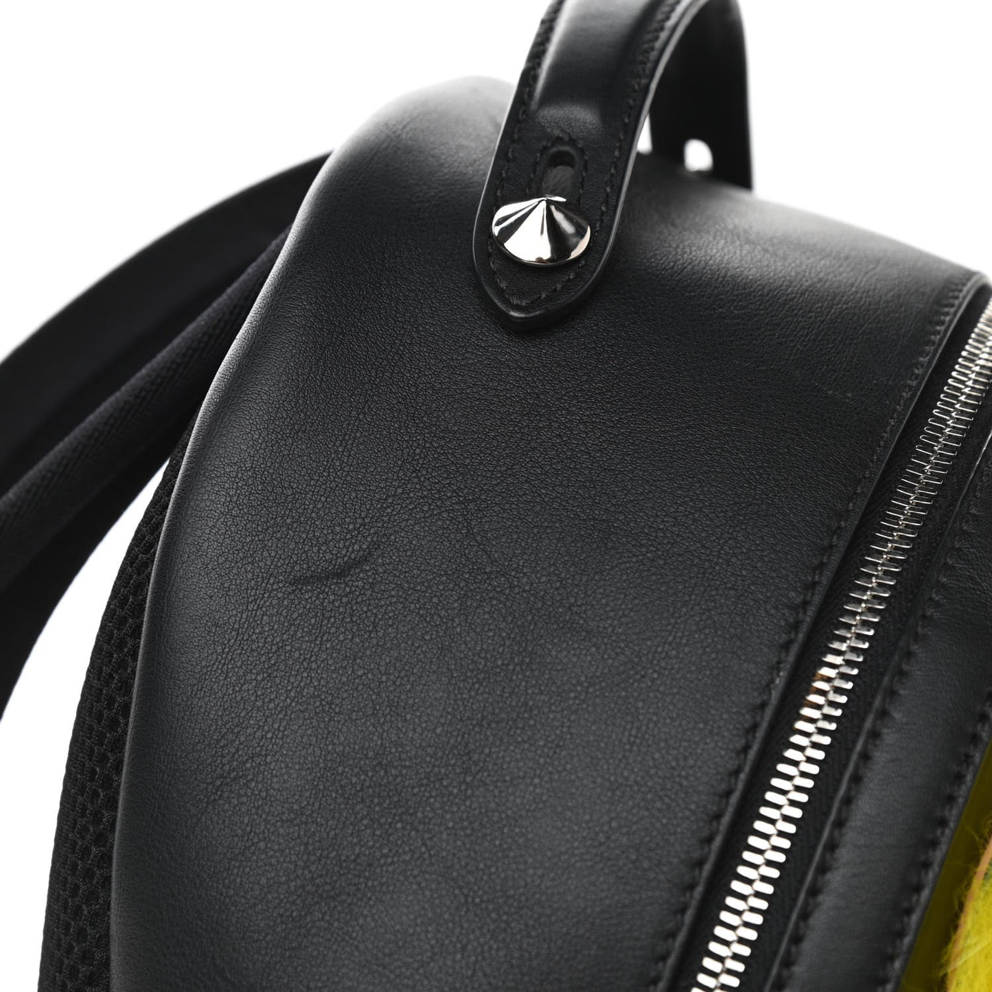 Vitello Dolce Fox Elaphe Ayers Hypnoteyes Large Backpack Black Giallo Multicolor