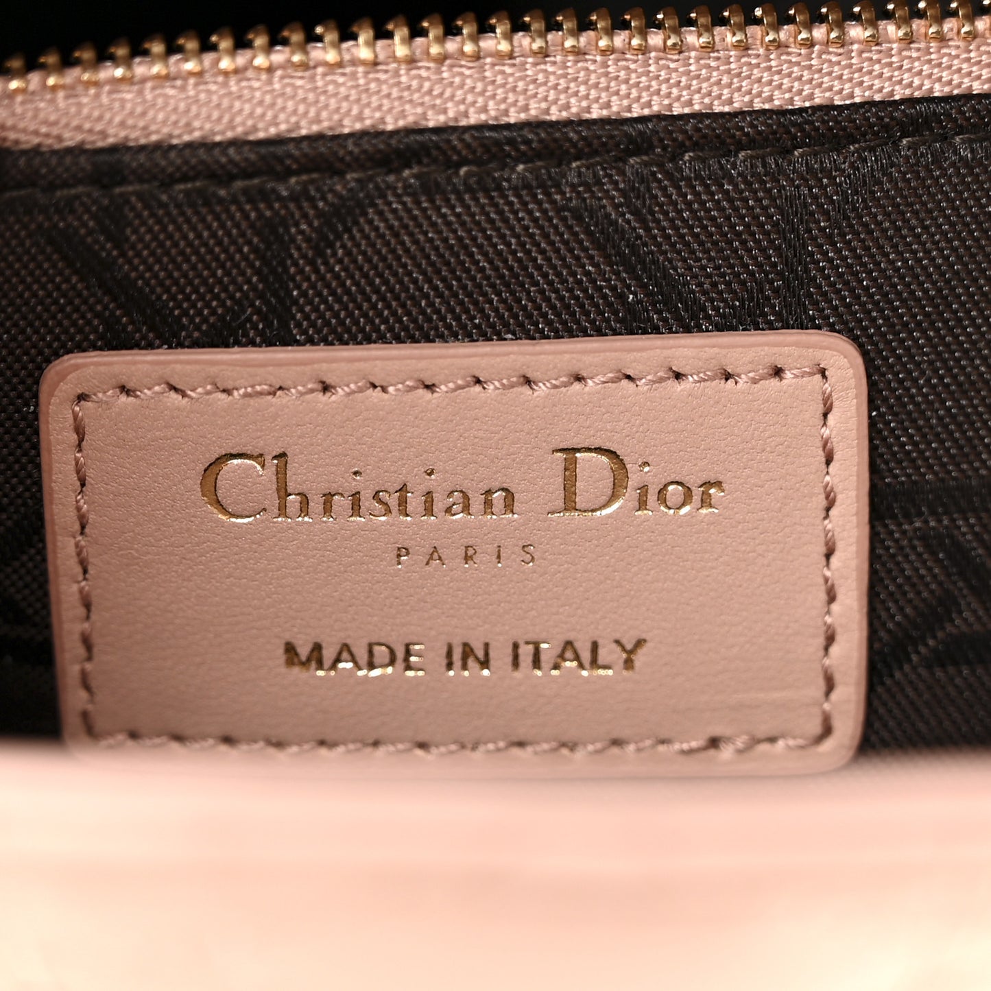 Lambskin Cannage Small My ABCDior Lady Dior Blush