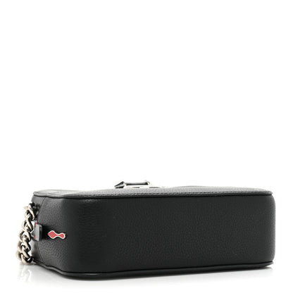 Christian Louboutin Empire Calfskin Mini Rubylou Crossbody Black Red 4 of 14