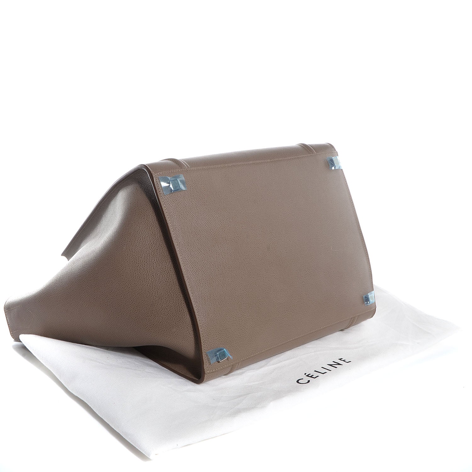 Celine Grained Calfskin Medium Phantom Luggage Taupe 4 of 8