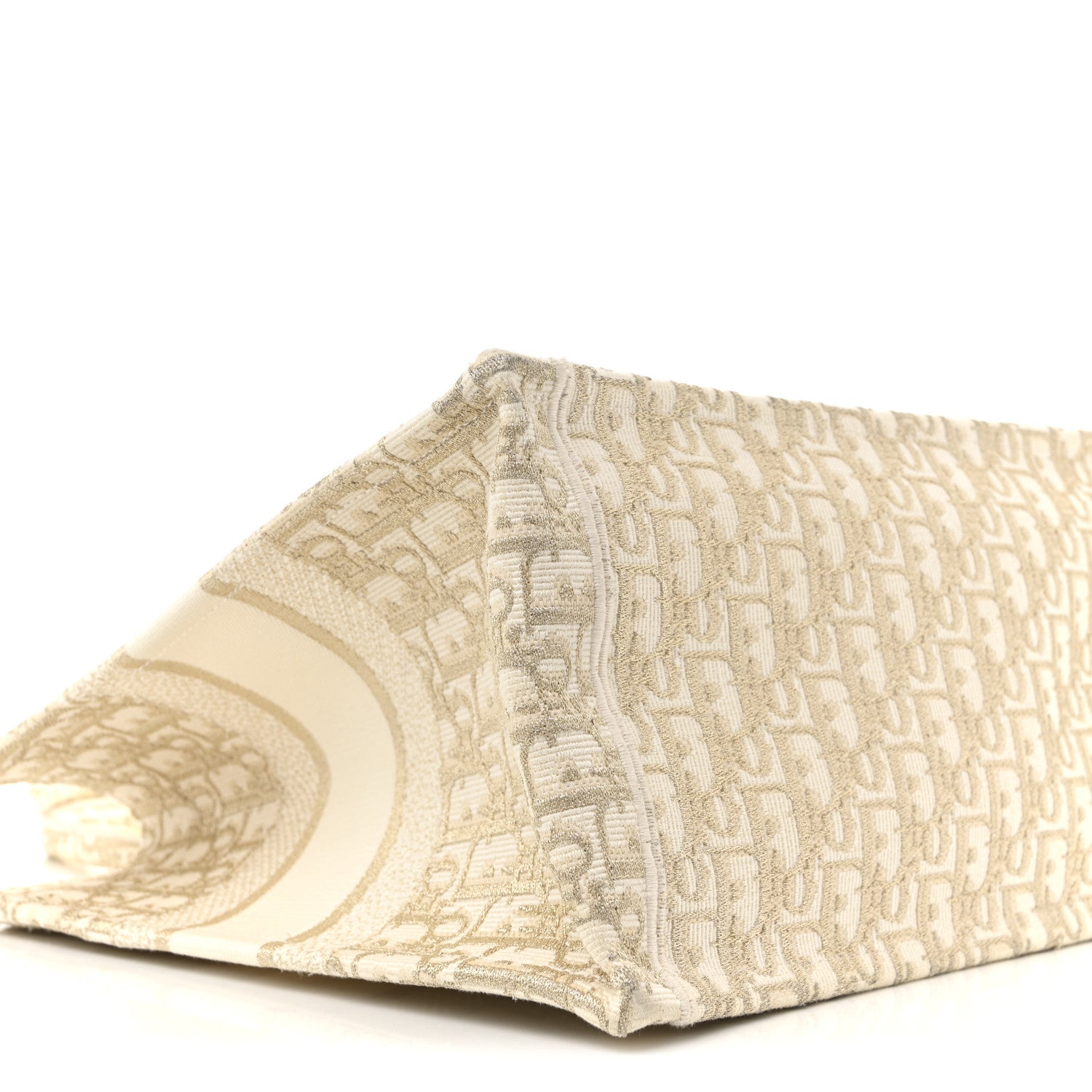 Christian Dior Oblique Medium Book Tote Gold Multicolor 9 of 14