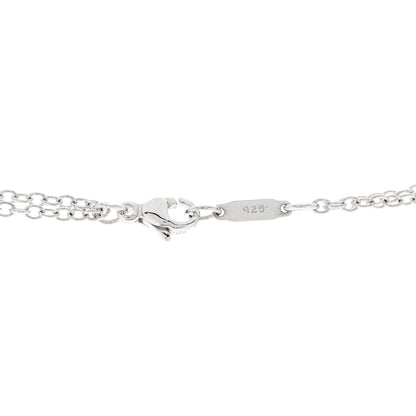 Tiffany Sterling Silver Sun Double Chain Pendant Necklace 6 of 6