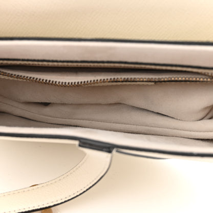 Christian Dior Grained Calfskin Saddle Bag With Strap Latte 5 of 10