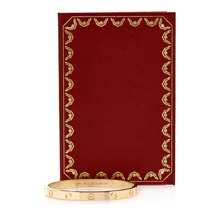 Cartier 18K Yellow Gold LOVE Bracelet 18 6 of 6