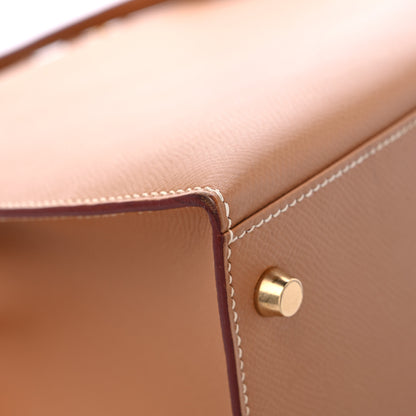 Hermes Courchevel Kelly Sellier 35 Naturelle 9 of 12