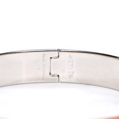 Hermes Enamel Narrow Clic Clac H Bracelet PM Orange 3 of 4