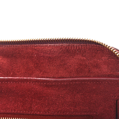 Celine Goatskin Smooth Calfskin Small Ring Bag Dark Ruby 14 of 14