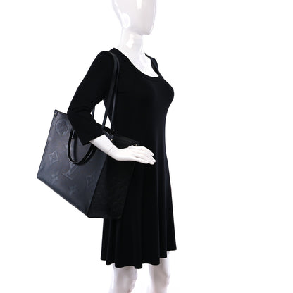 Louis Vuitton Empreinte Monogram Giant Onthego GM Black 2 of 8