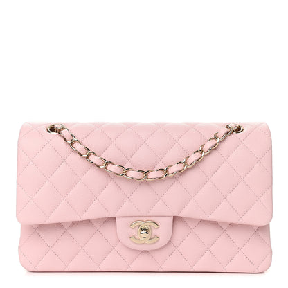 Chanel Caviar Quilted Medium Double Flap Light Pink 1 of 11