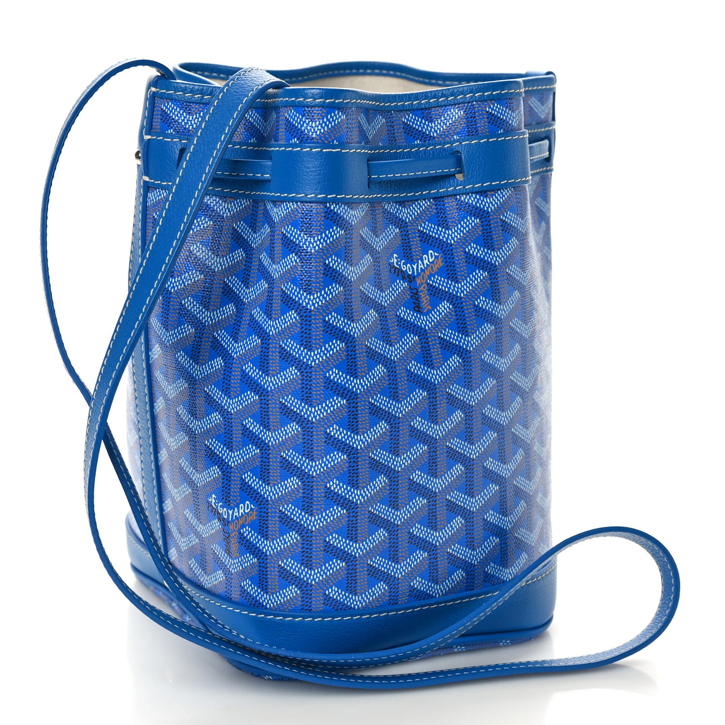 Goyardine Petit Flot Bucket Bag PM Sky Morning