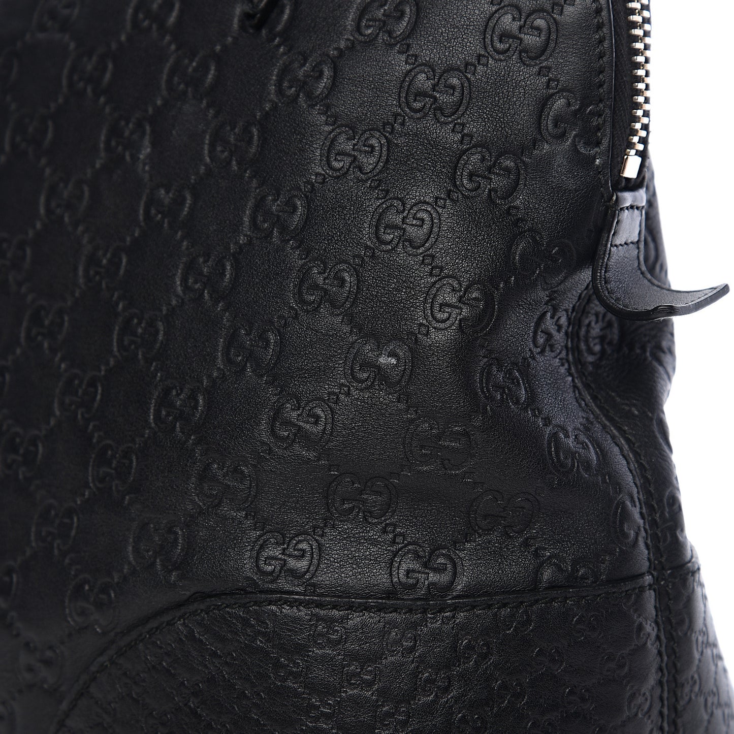 Guccissima Medium Bree Shoulder Bag Black