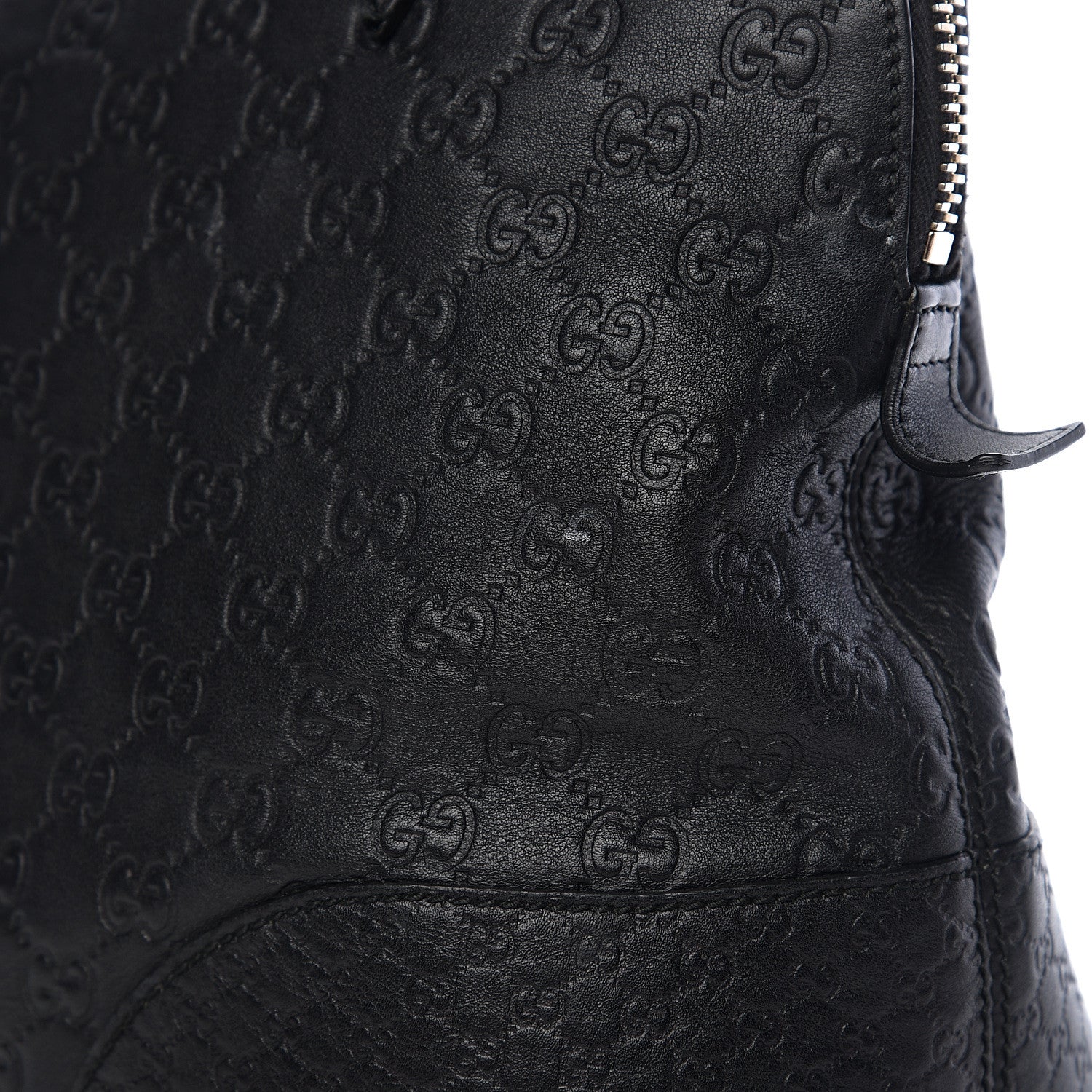 Gucci Guccissima Medium Bree Shoulder Bag Black 12 of 16