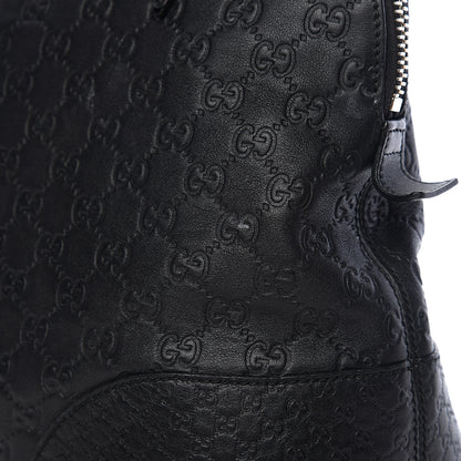 Gucci Guccissima Medium Bree Shoulder Bag Black 12 of 16