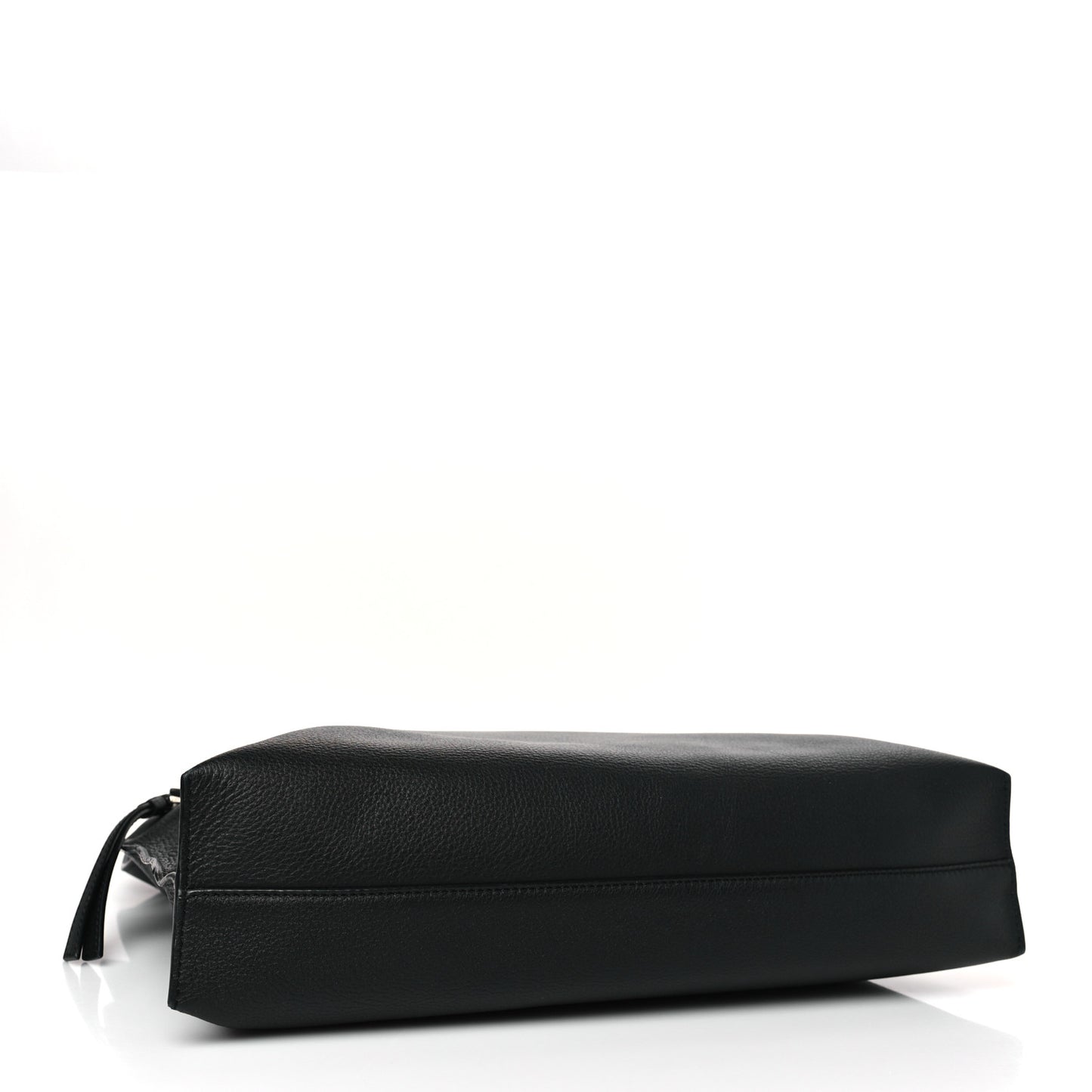 Soft Grained Calfskin Medium T Messenger Bag Black