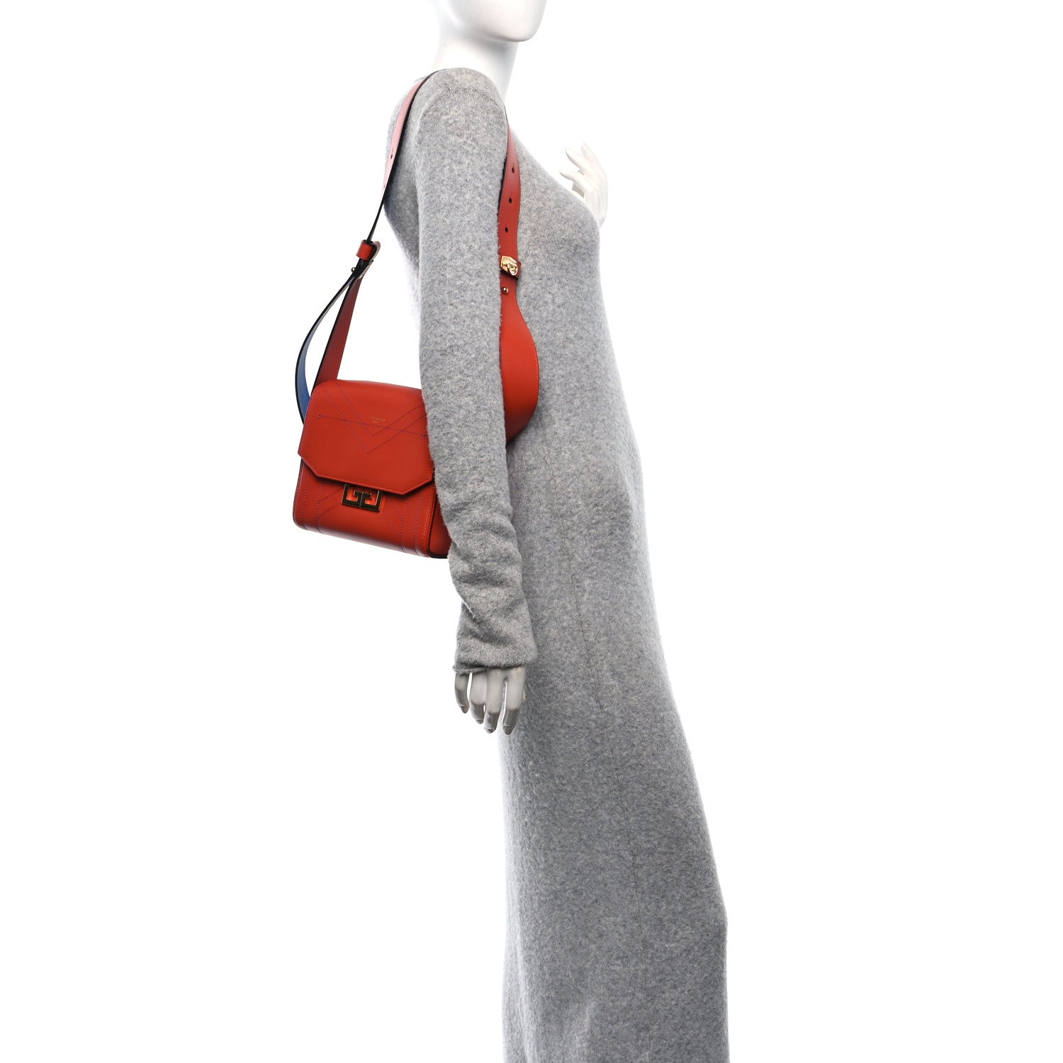 Givenchy Calfskin Small Eden Red Blue 2 of 9
