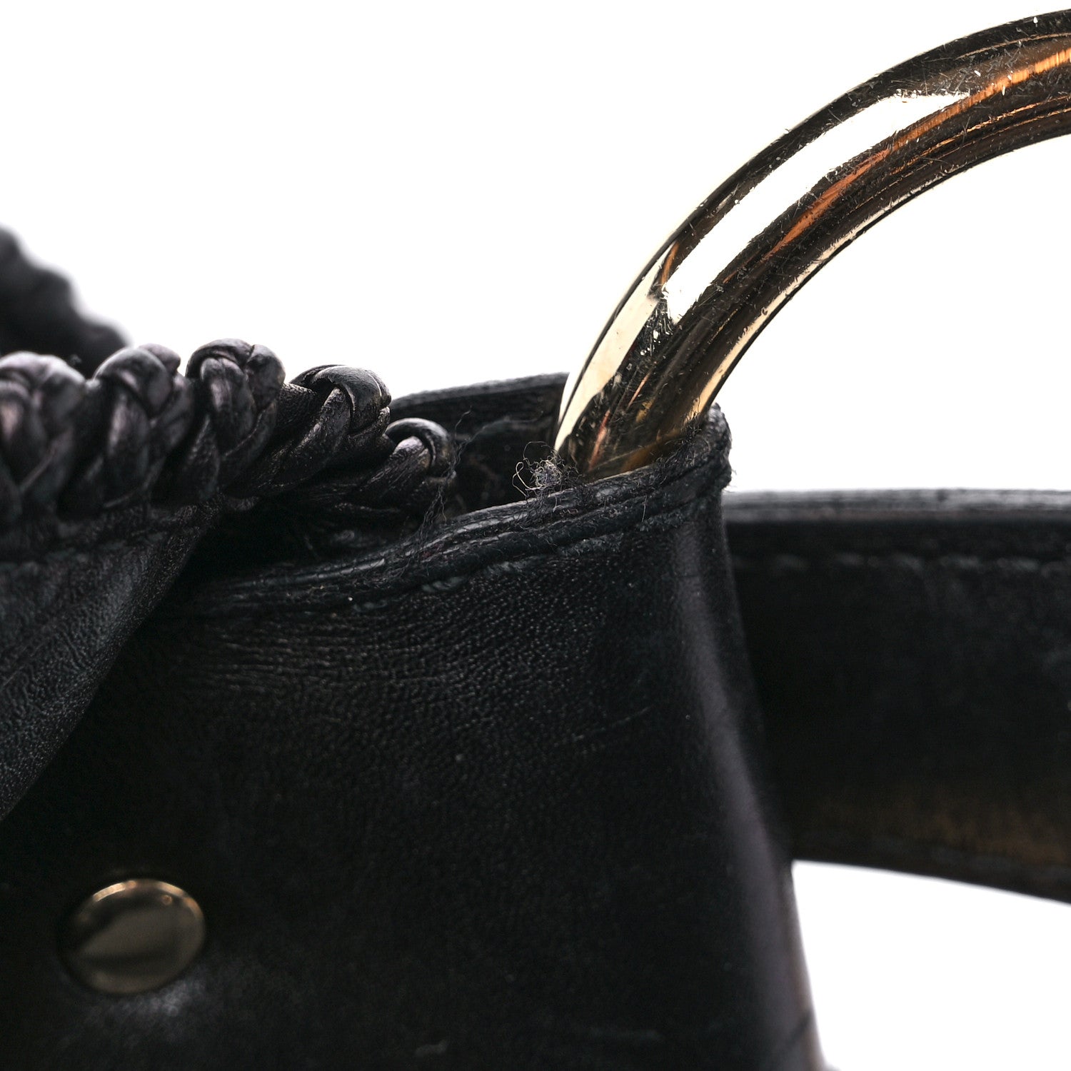 Gucci Calfskin Large Horsebit Chain Hobo Black 13 of 16