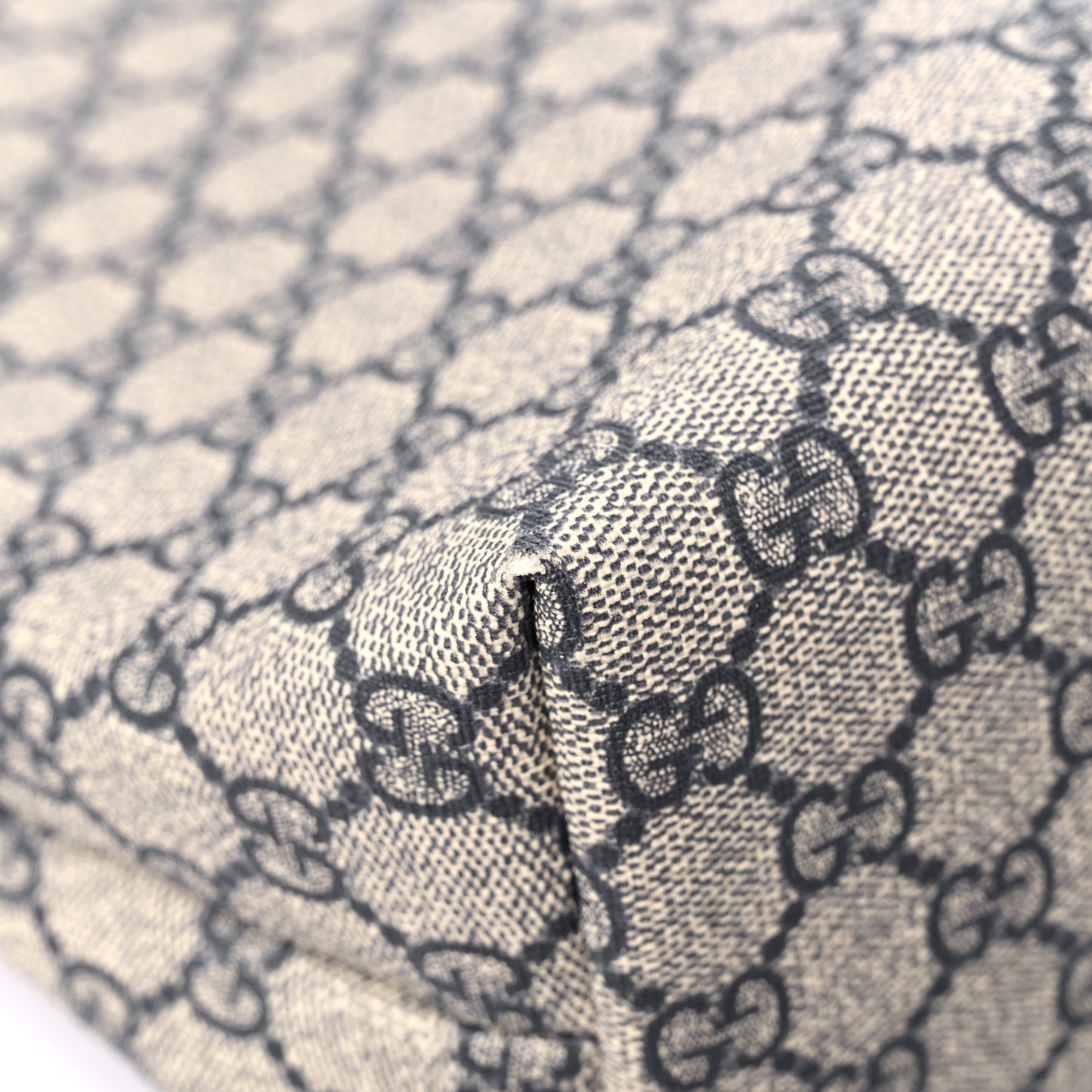 GG Plus Monogram Medium Signature Web Loop Tote Navy