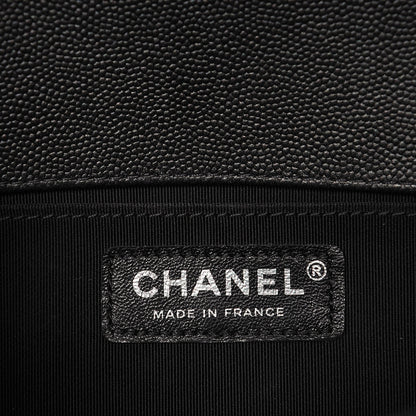 Chanel Caviar Quilted Medium Boy Flap So Black 6 of 8