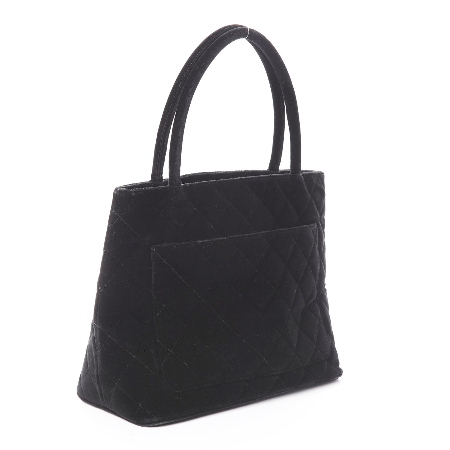 Velvet Medallion Tote Black