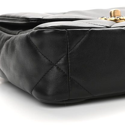Chanel Lambskin Quilted Medium Chanel 19 Flap Black 8 of 9