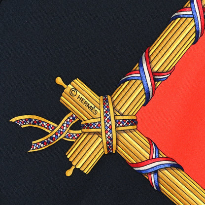Hermes Silk Republique Francaise Liberte Egalite Fraternite 1789 Scarf 90 3 of 3