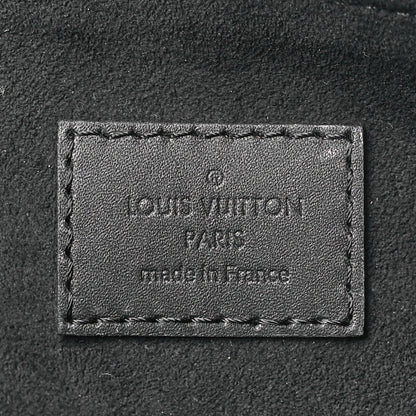 Louis Vuitton Monogram Flower Zipped Tote MM Black 6 of 10