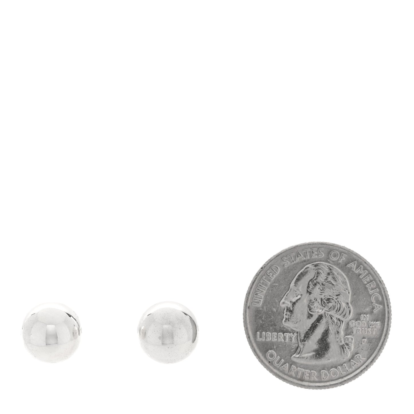 Sterling Silver 10mm HardWear Ball Earrings