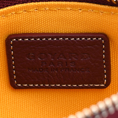 Goyard Goyardine Nano Senat Key Pouch Burgundy 6 of 8