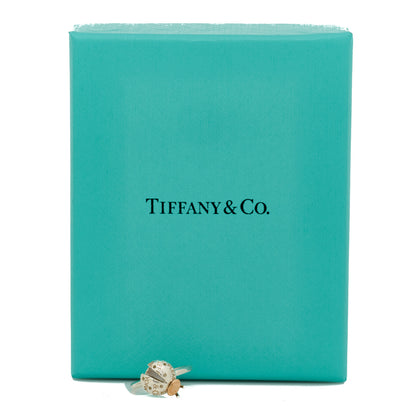 Tiffany Sterling Silver 18K Rose Gold Return to Tiffany Love Bugs Ladybug Ring 47 4 5 of 5