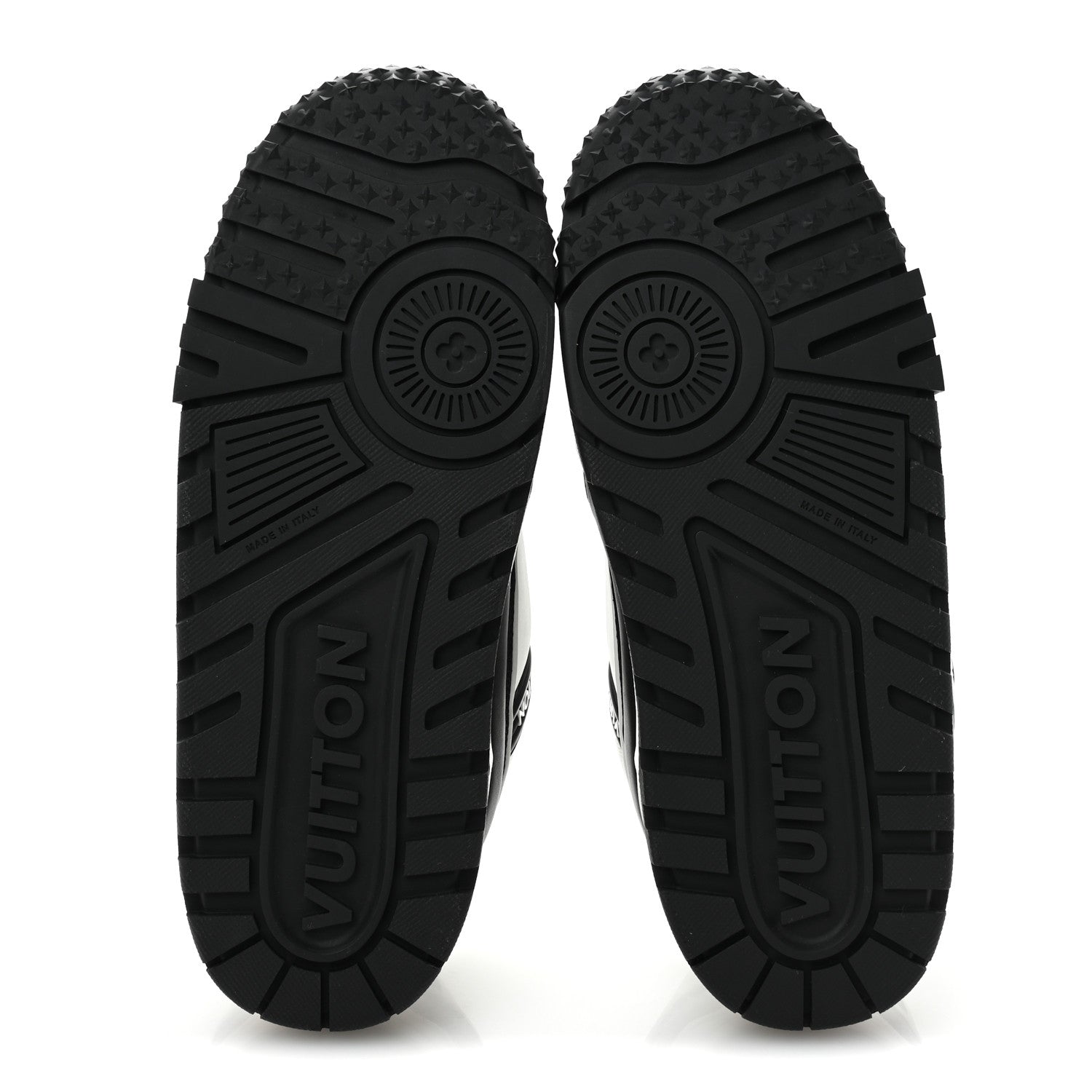 Louis Vuitton Calfskin Mens LV Trainer Maxi Sneakers 10.5 Black 6 of 9