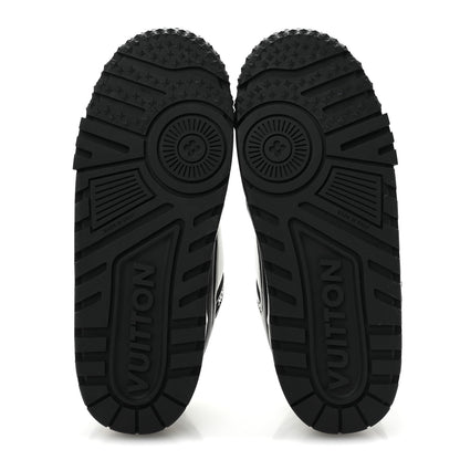 Louis Vuitton Calfskin Mens LV Trainer Maxi Sneakers 10.5 Black 6 of 9