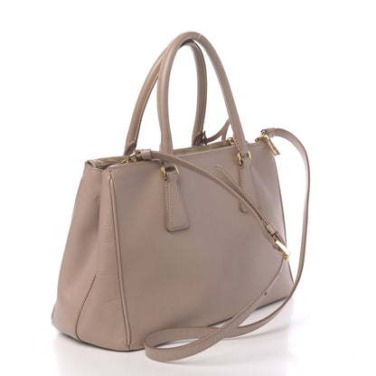 Prada Saffiano Medium Galleria Double Zip Tote Cammeo 3 of 14