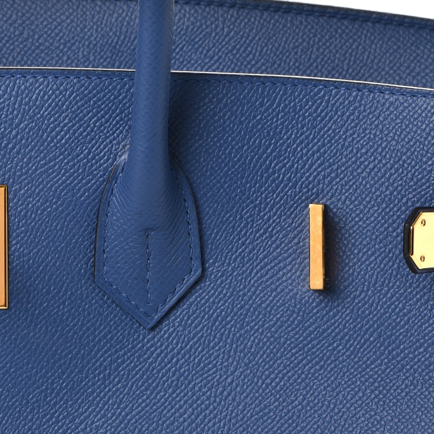 Epsom Birkin 35 Bleu Agate