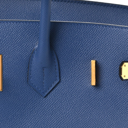 Hermes Epsom Birkin 35 Bleu Agate 27 of 45